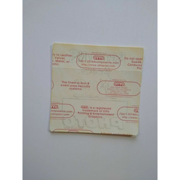 Alice Cooper Scorpions Backstage Pass Original 1996 Hard Rock Music Red Stripes - Picture 4 of 4